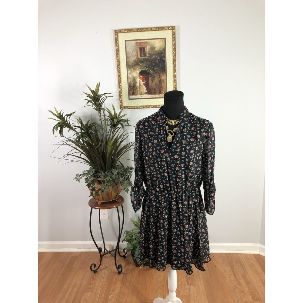 Mini Chica Women's Summer Dress Size M Floral Whimsicore Fairy Grunge Y2K